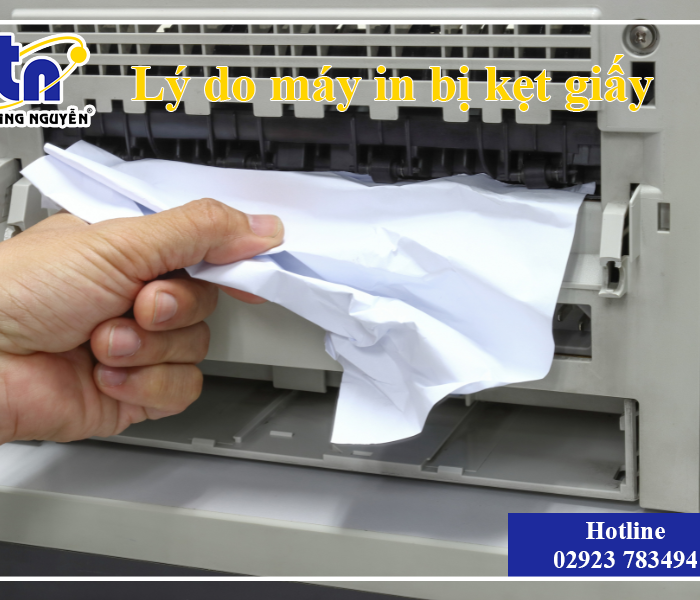 máy in bị kẹt giấy
